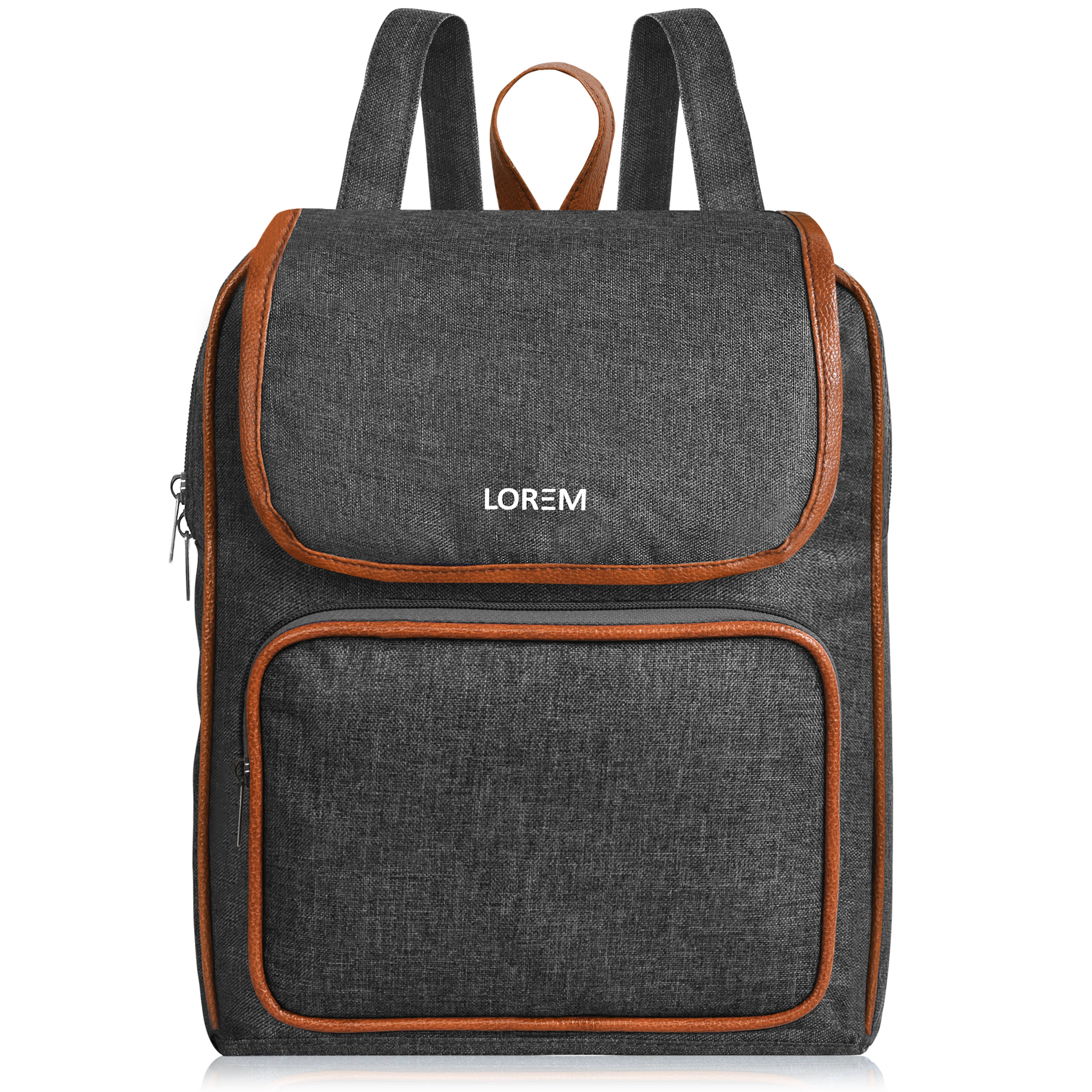     			Lorem 5 Ltrs Grey Faux Leather College Bag