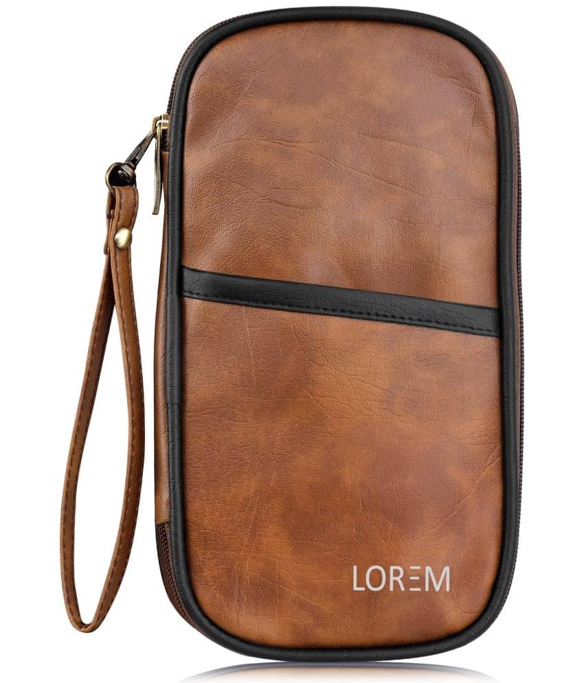     			Lorem OG01 Synthetic Tan Passport Holder