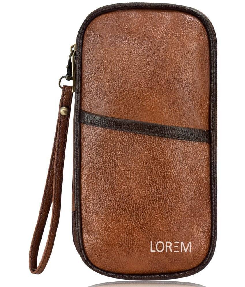     			Lorem OG02 Synthetic Orange Passport Holder