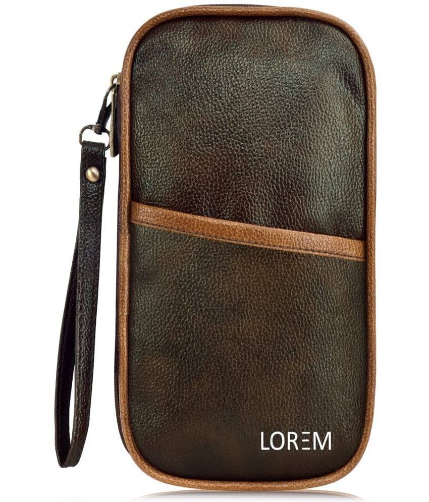     			Lorem OG03 Synthetic Brown Passport Holder