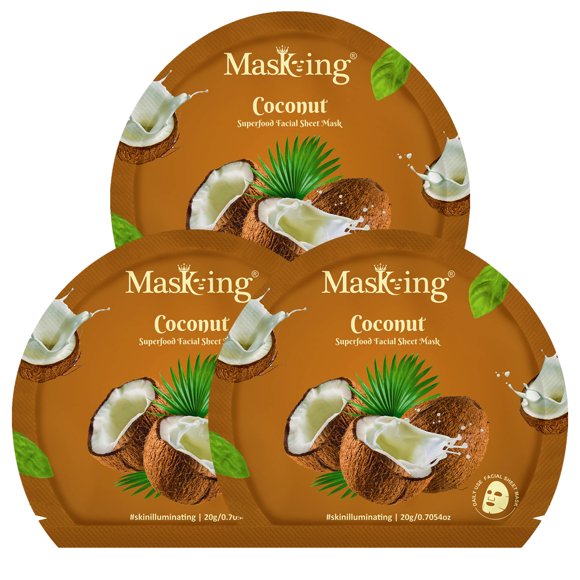     			Masking - Skin Hydrating Sheet Mask for All Skin Type ( Pack of 3 )