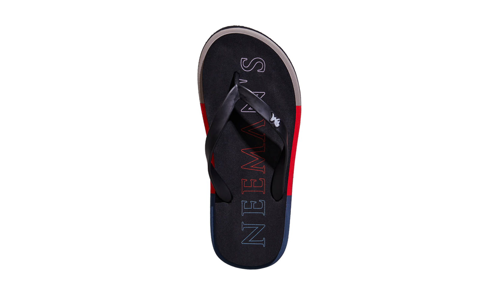     			Neemans Black Men's Thong Flip Flop