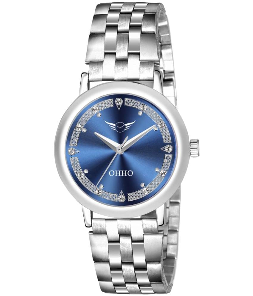     			OHHO Silver Stainless Steel Analog Womens Watch