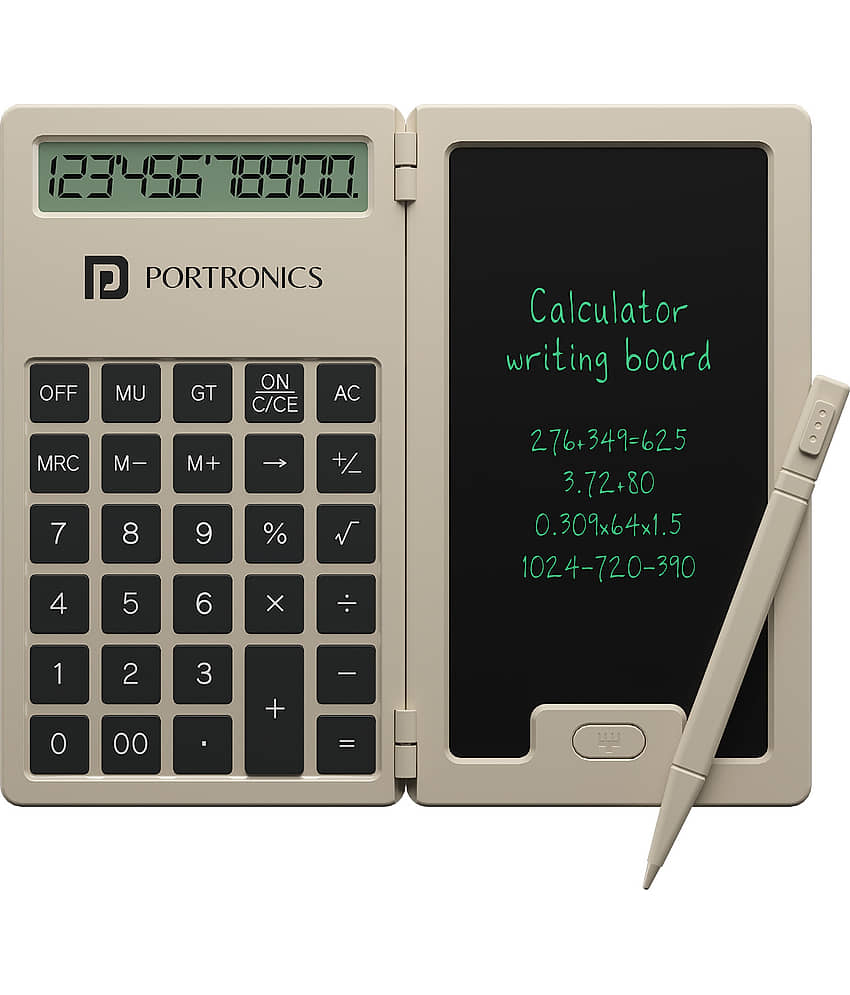 Portronics - LCD Writing Pad 5.5 Pack of 1 - Stationery | Buy online on ZillyBuy