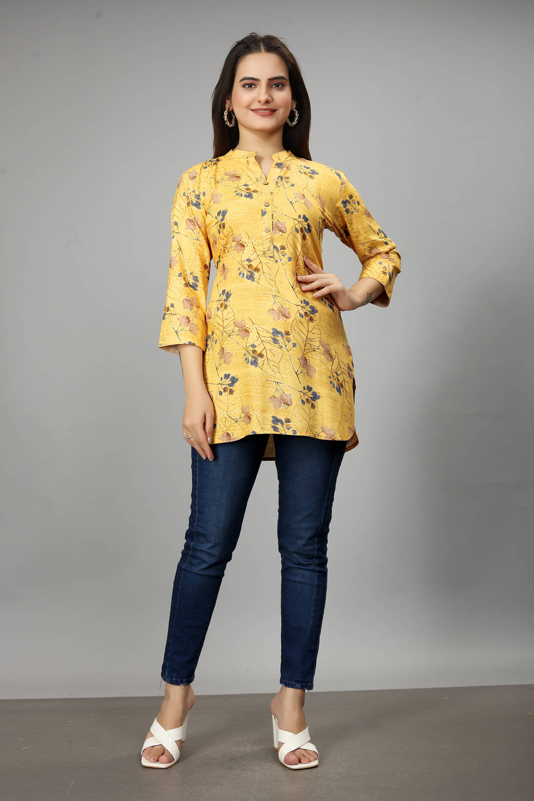 Viscose Short Kurti For Women (Pack of 1) Viscose Short Kurti For Women (Pack of 1)