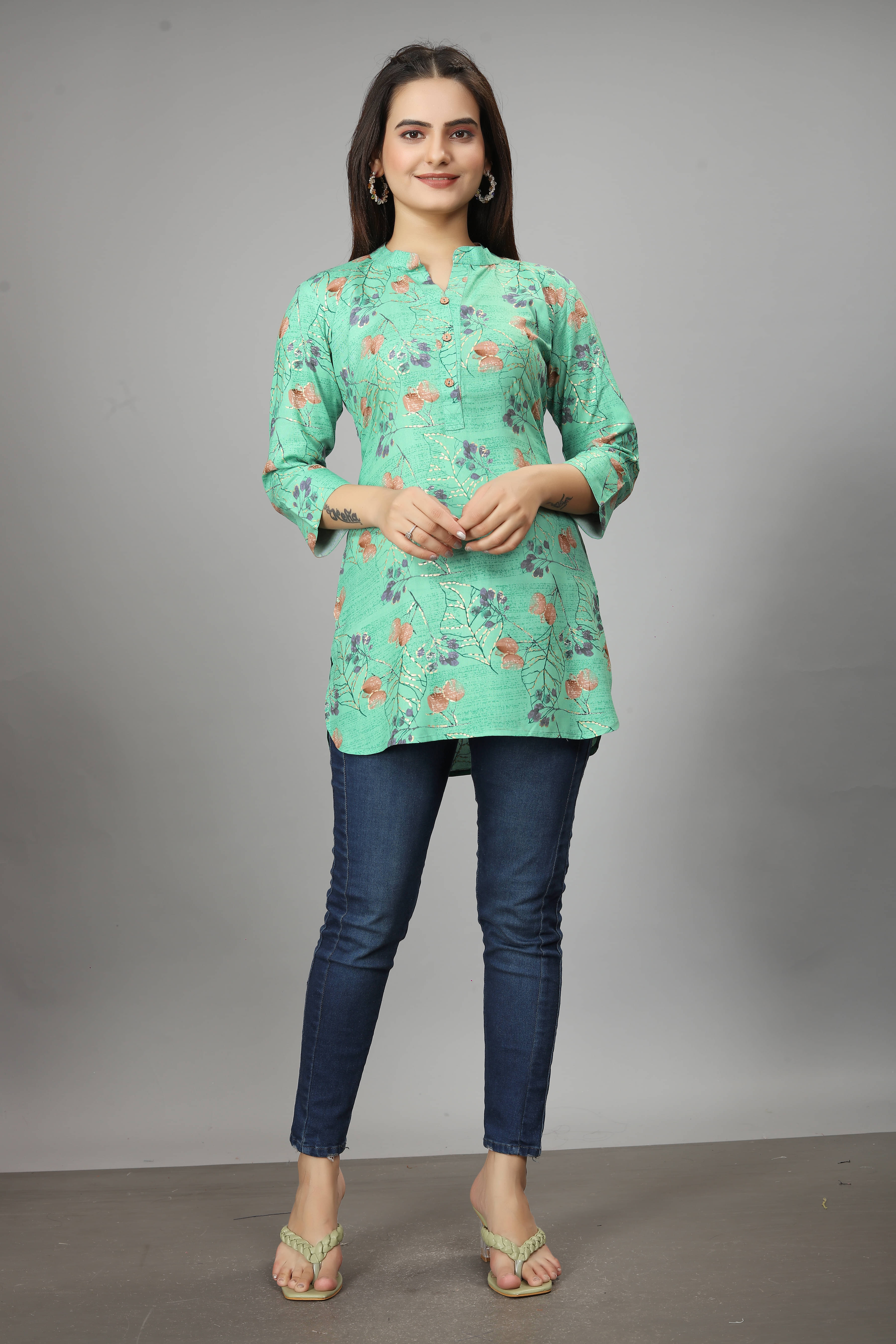     			Viscose Short Kurti For Women (Pack of 1)