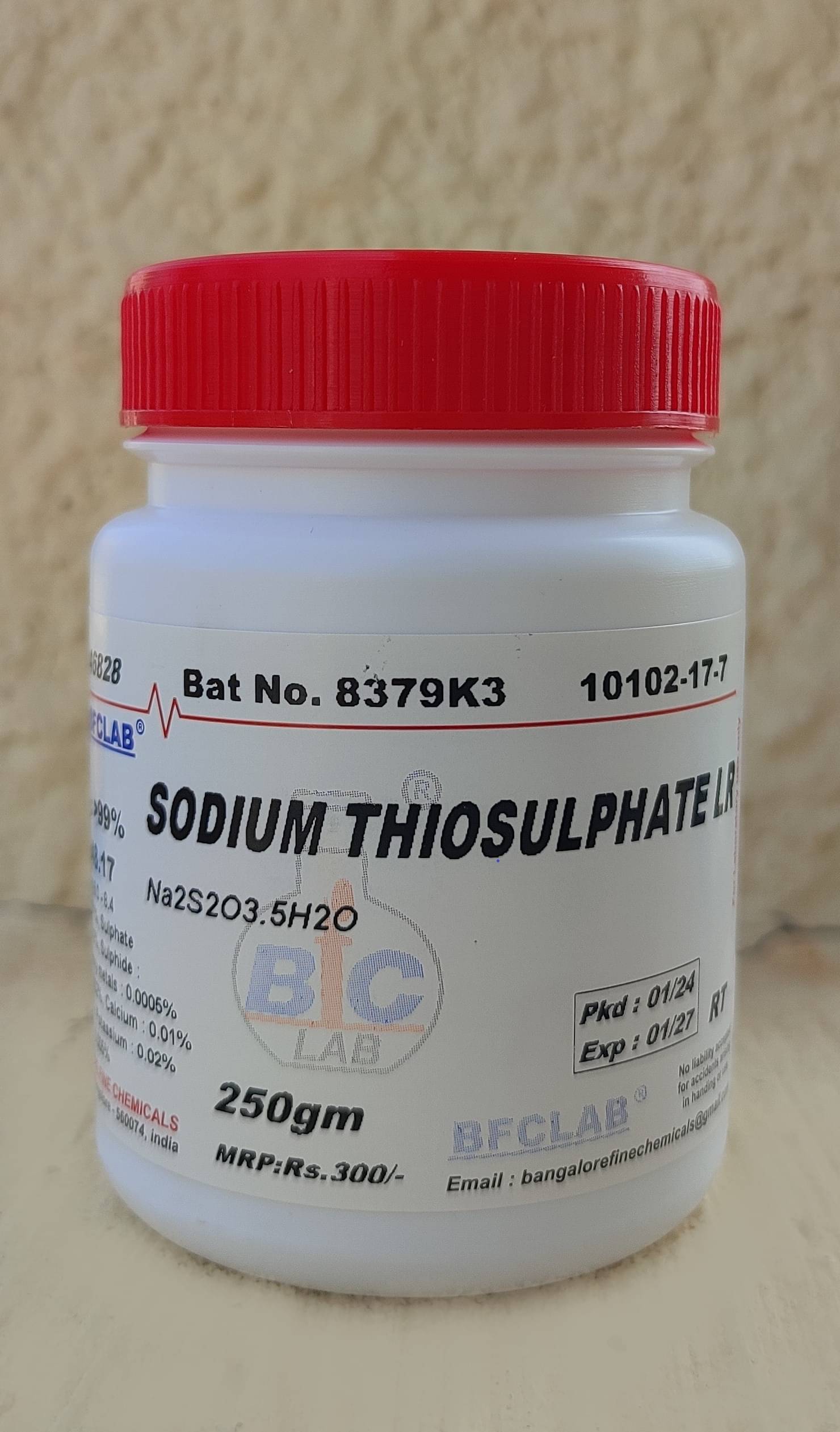    			SOD-IUM-THIO-SULPHATE - 250gm