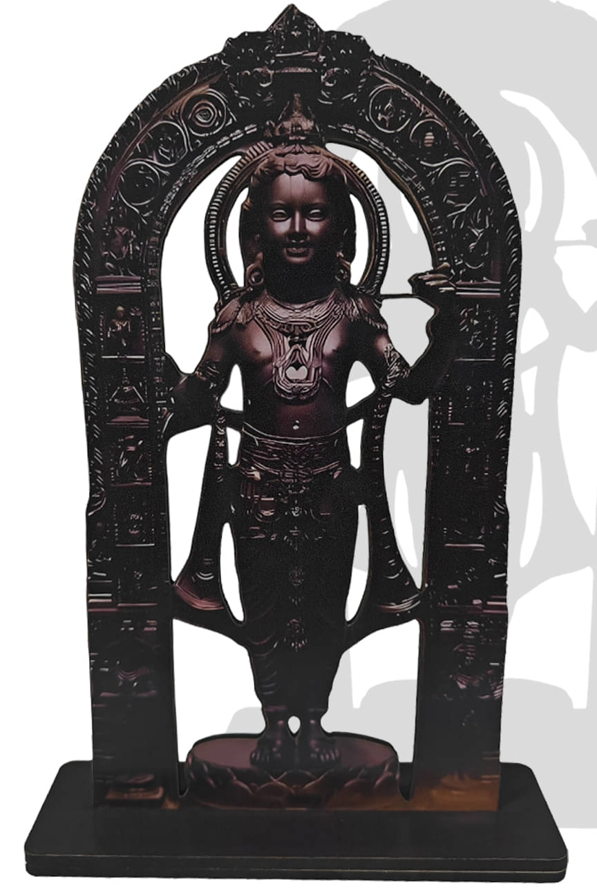     			Saf Shree Ram Lala Religious MDF Showpiece ( 38 cm)