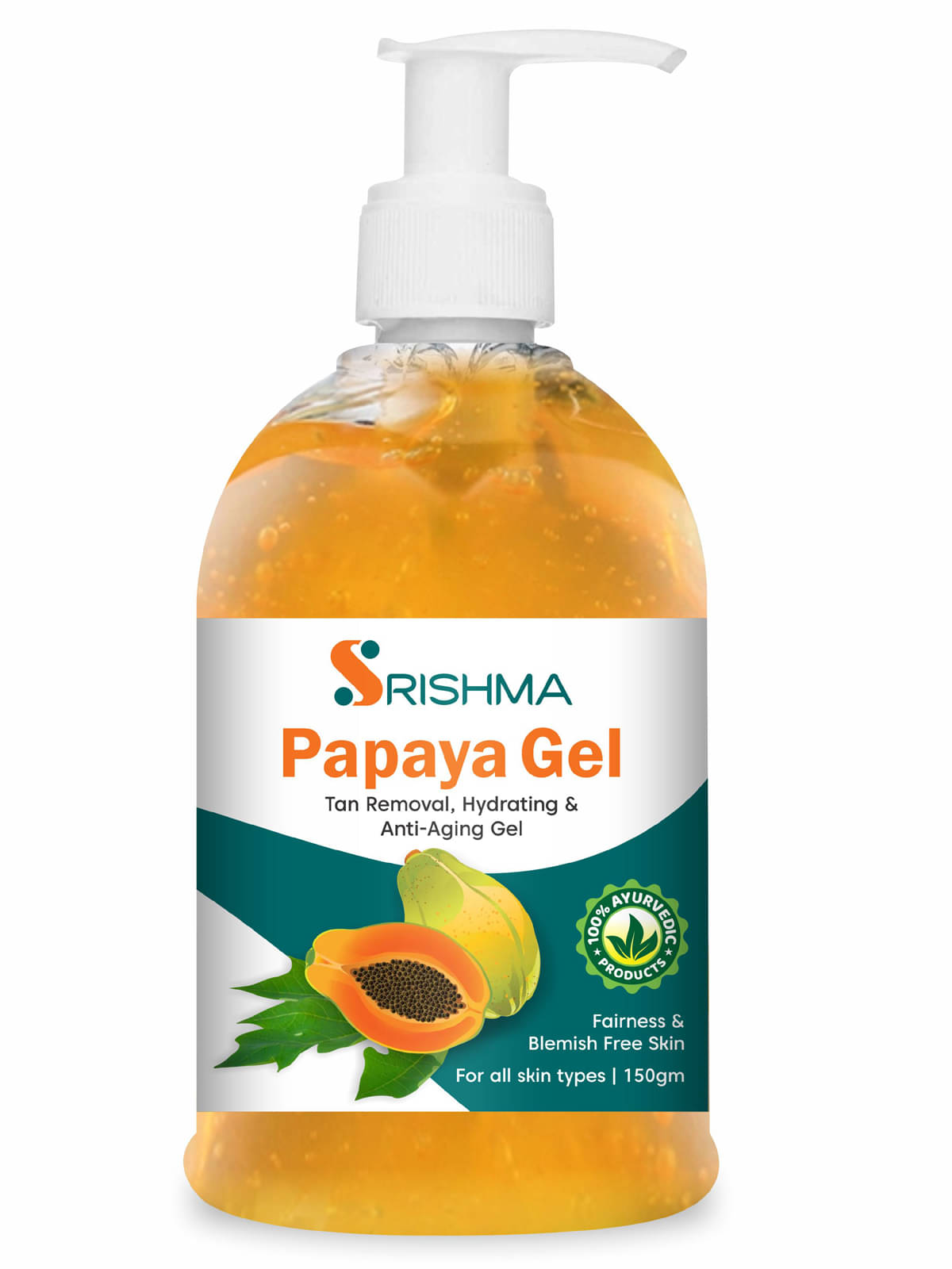     			Srishma Papaya Gel for Helps Reduce Wrinkles & Acne Breakouts (150 g)