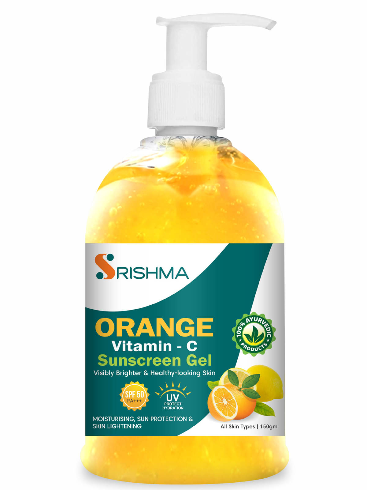     			Srishma Vitamin C Glow Reviving & Skin Brightening Gel for Face & Body (150 g)