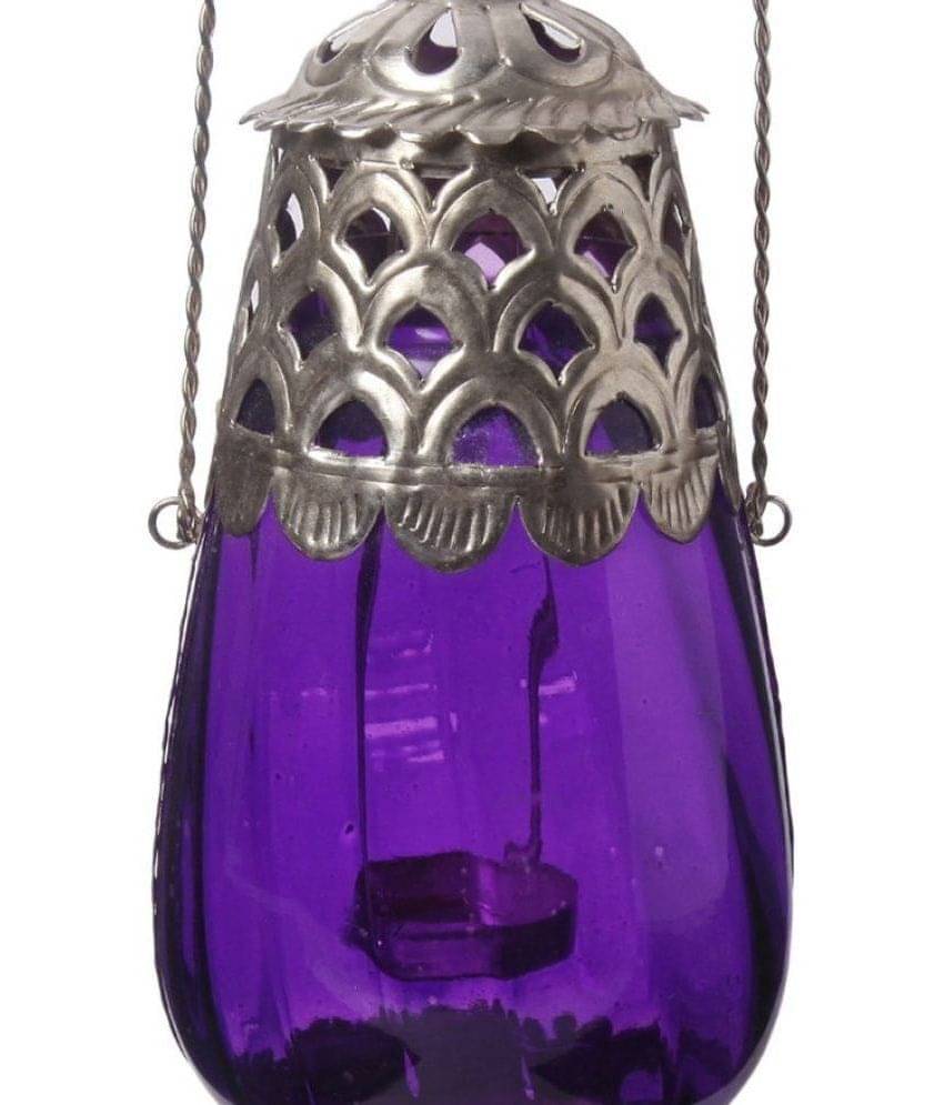 Susajjit Decor Table Top and Hanging Glass Tea Light Holder - Pack of 1 Susajjit Decor Table Top and Hanging Glass Tea Light Holder - Pack of 1