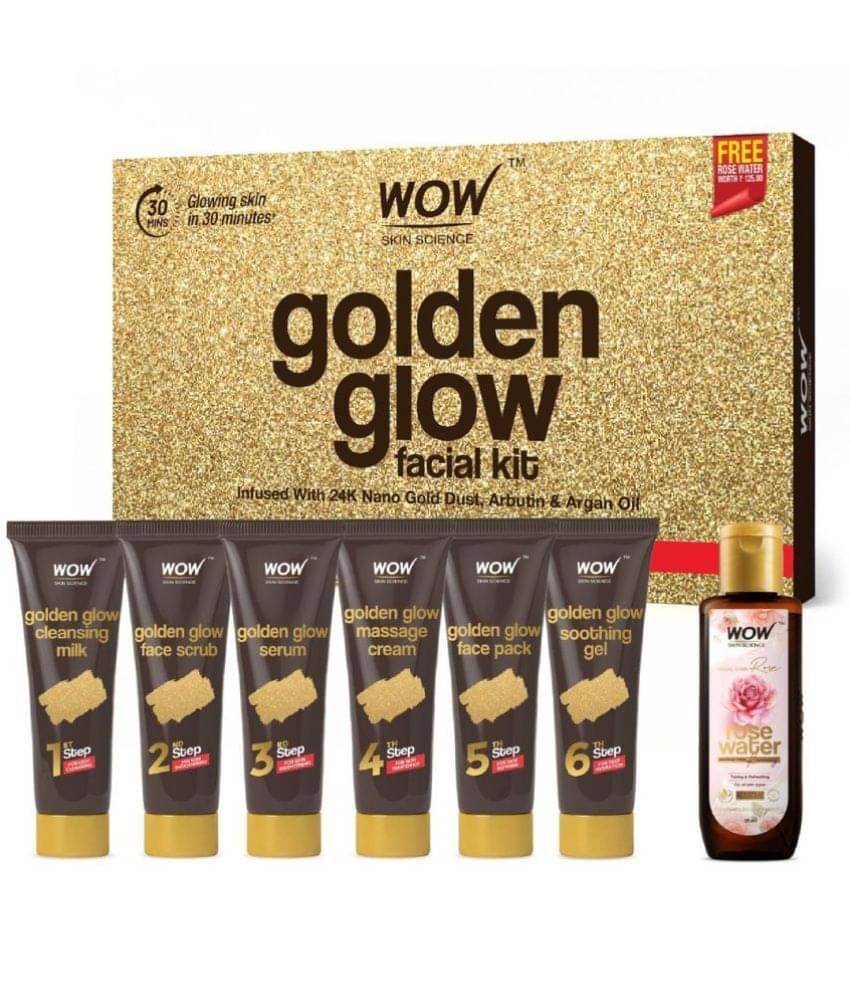 WOW Skin Science Instant Glow Facial Kit For All Skin Type ( Pack of 7 ) WOW Skin Science Instant Glow Facial Kit For All Skin Type ( Pack of 7 )