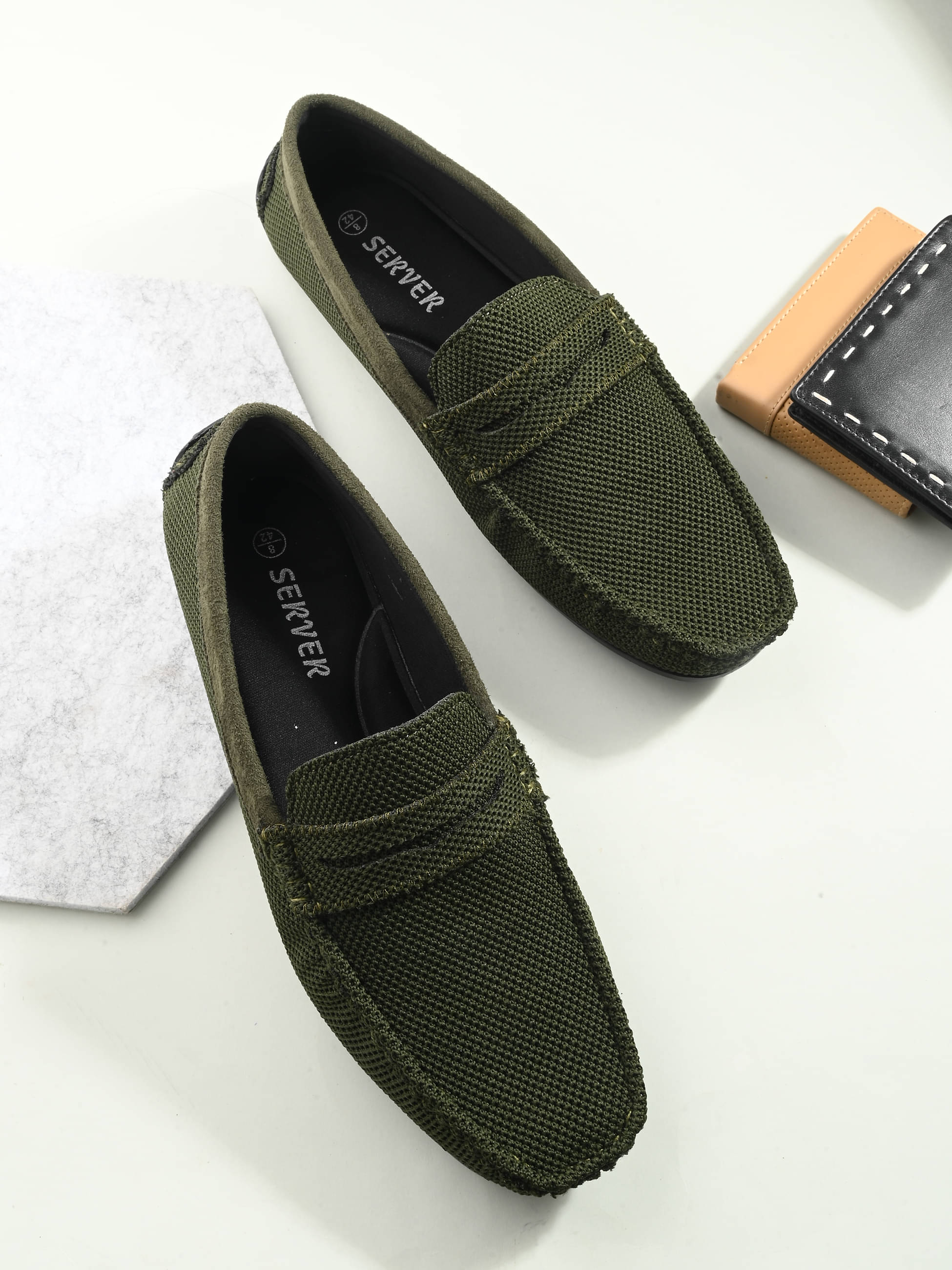     			server Olive Men's Sneakers