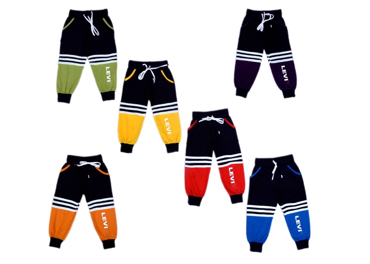     			DIAMOND EXPORTER Pack of 6 Boys Cotton Blend Trackpant ( Multi Color )