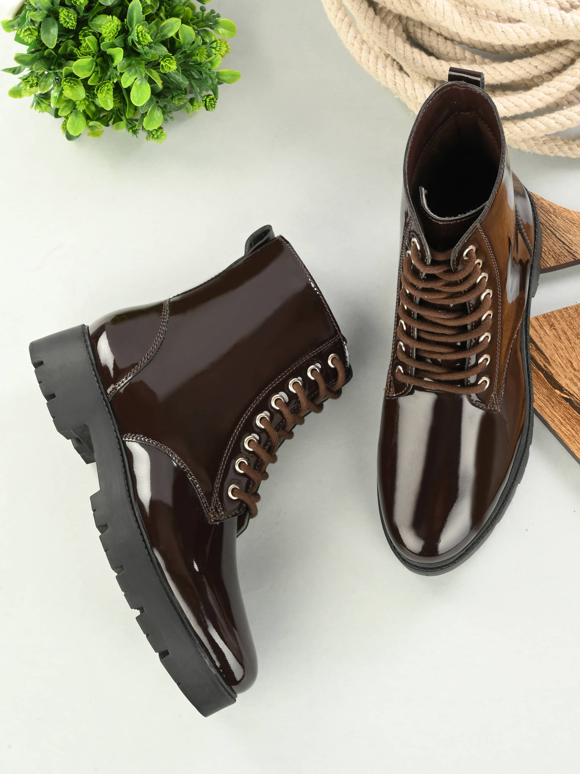     			El Paso Brown Women's Ankle Length Boots