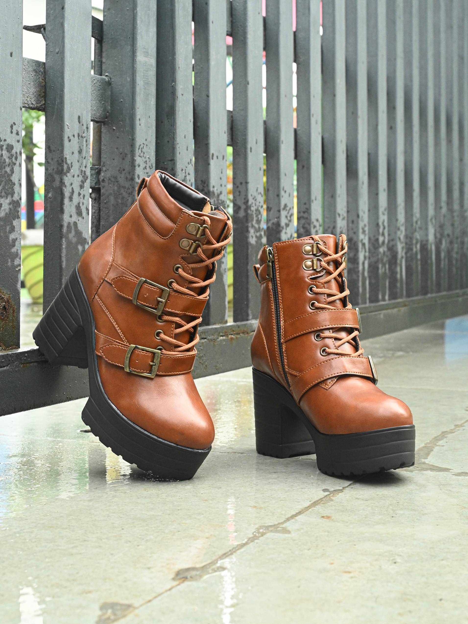     			El Paso Tan Women's Ankle Length Boots