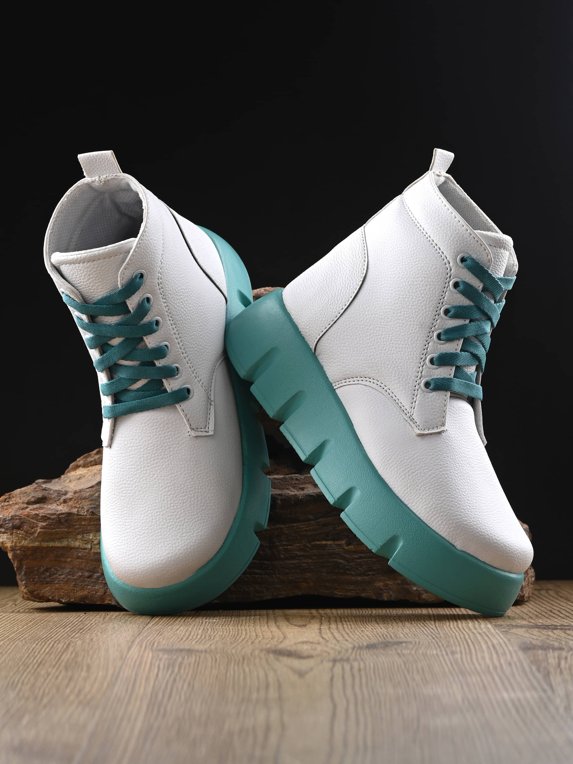 El Paso White Women's Ankle Length Boots     			El Paso White Women's Ankle Length Boots