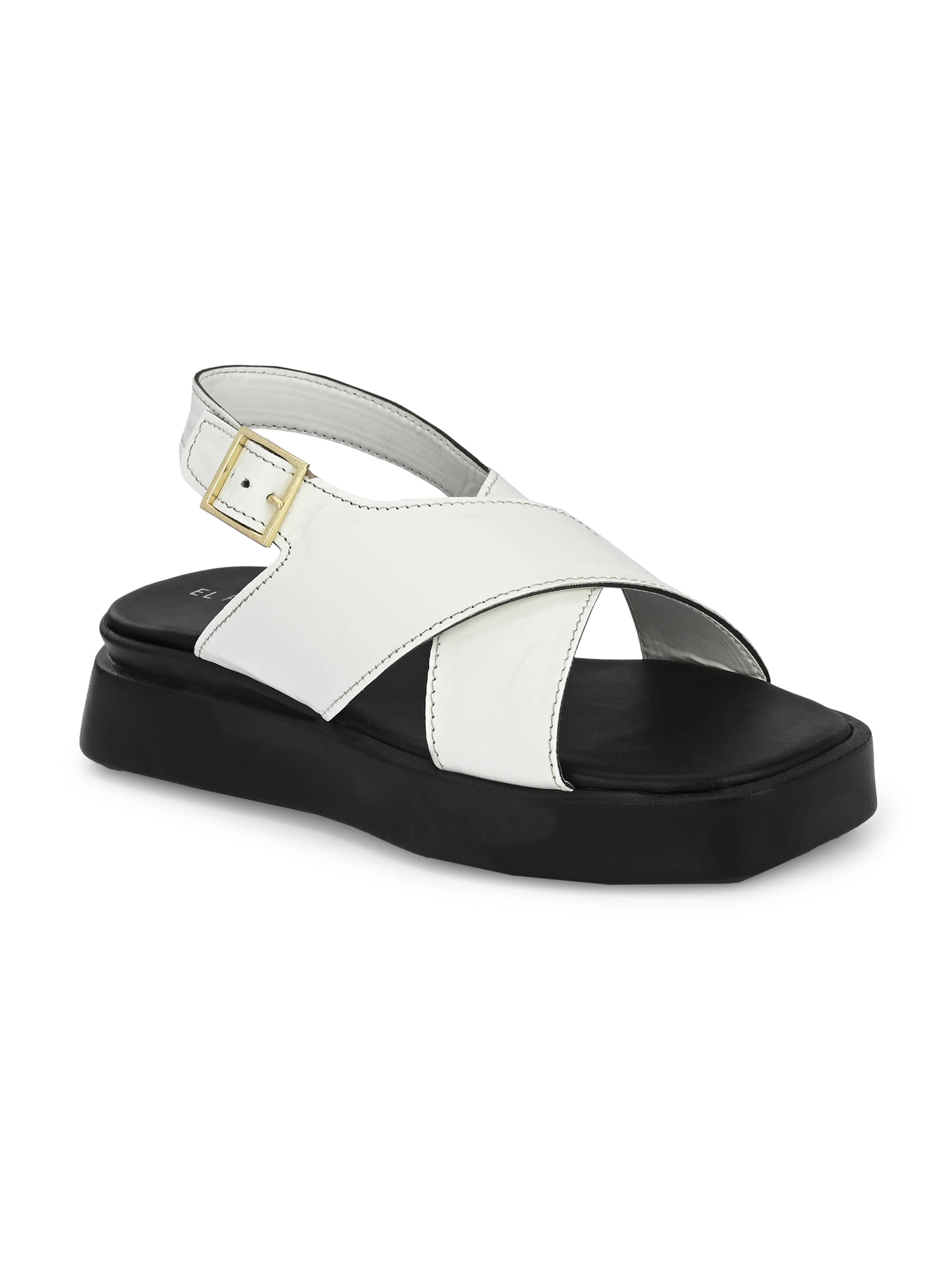 El Paso White Women's Flats