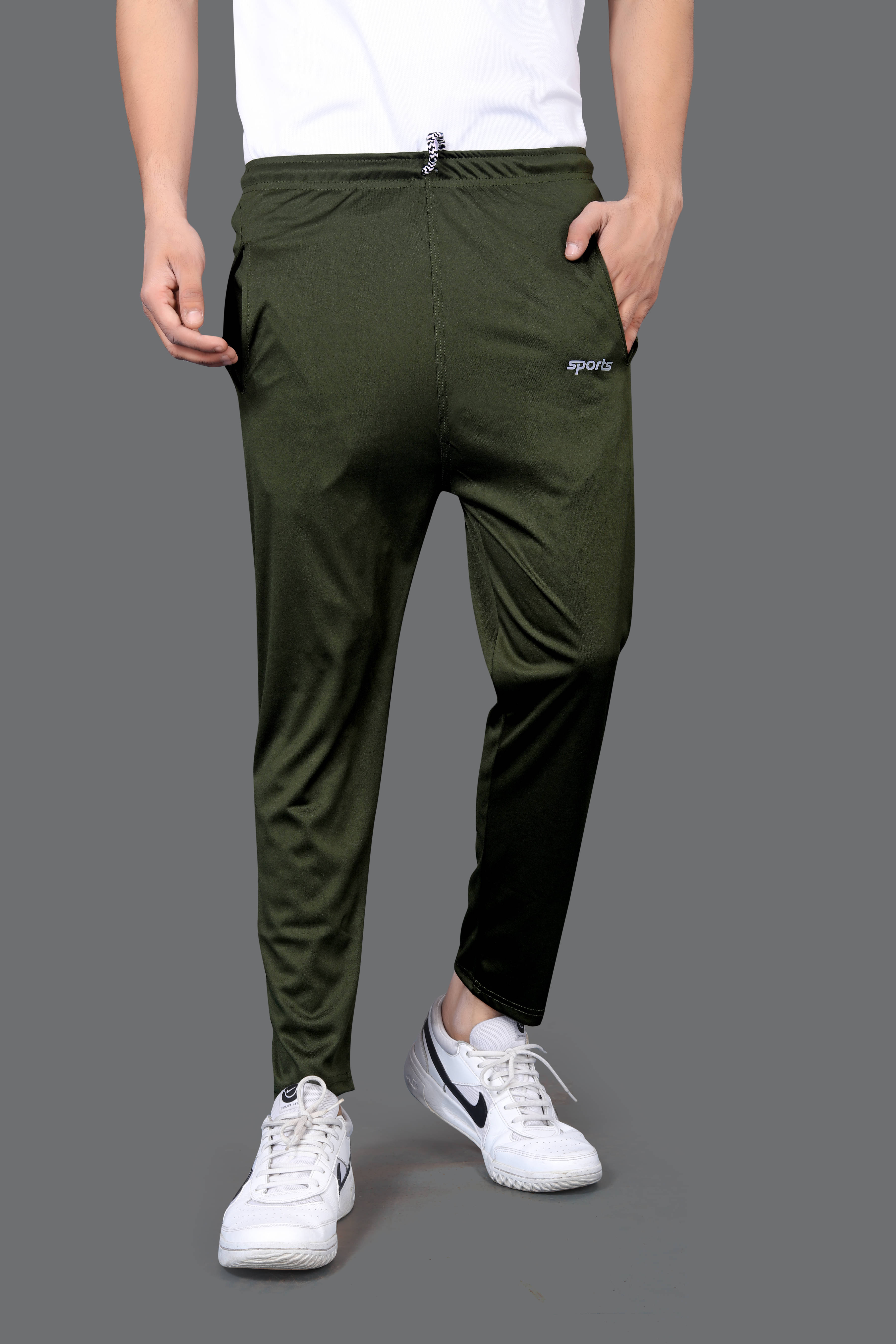 FRUZIS FASHION Green Lycra Men's Trackpants ( Pack of 1 ) FRUZIS FASHION Green Lycra Men's Trackpants ( Pack of 1 )