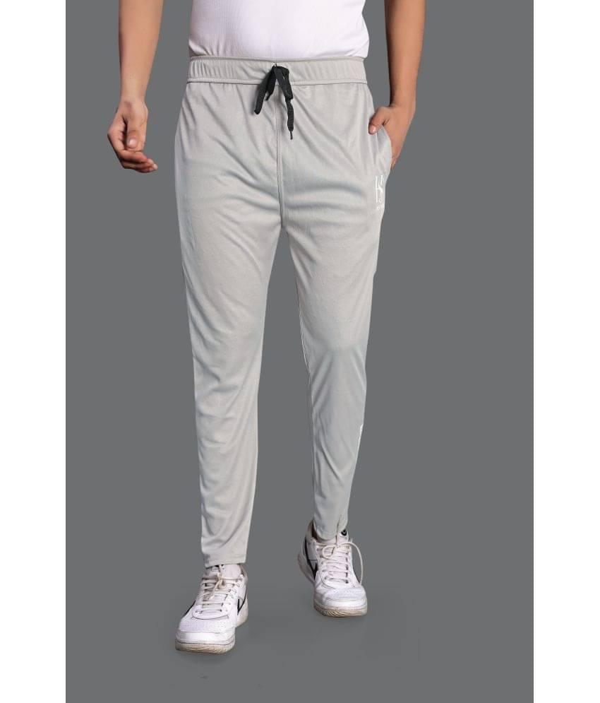 FRUZIS FASHION Light Grey Lycra Men's Trackpants ( Pack of 1 ) FRUZIS FASHION Light Grey Lycra Men's Trackpants ( Pack of 1 )