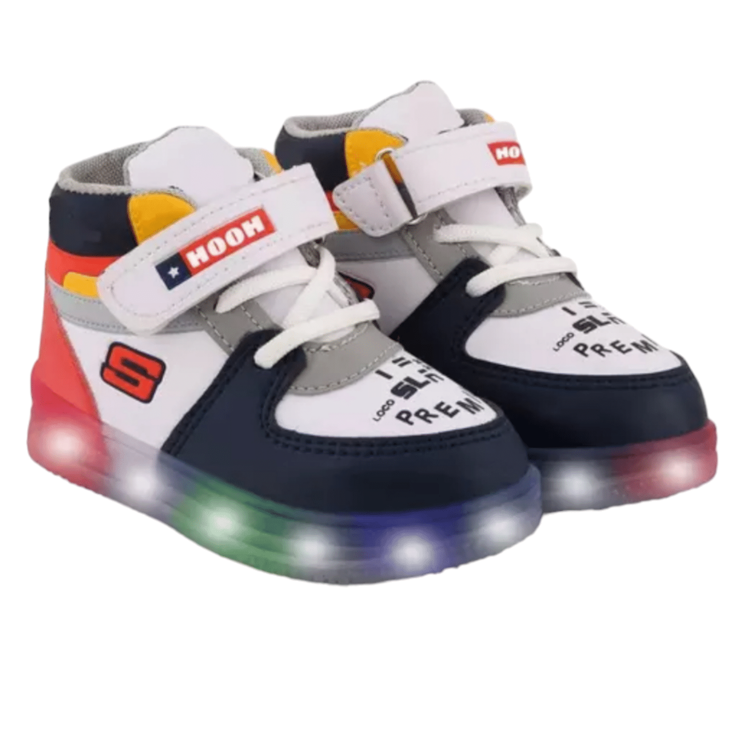     			GLOBIN - Red Boy's LED Shoes ( 1 Pair )