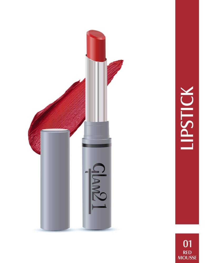 Glam21 Long Lasting NonTransfer Lipstick Creamy Matte Formula matte finish 2.8g Give Me Red-03