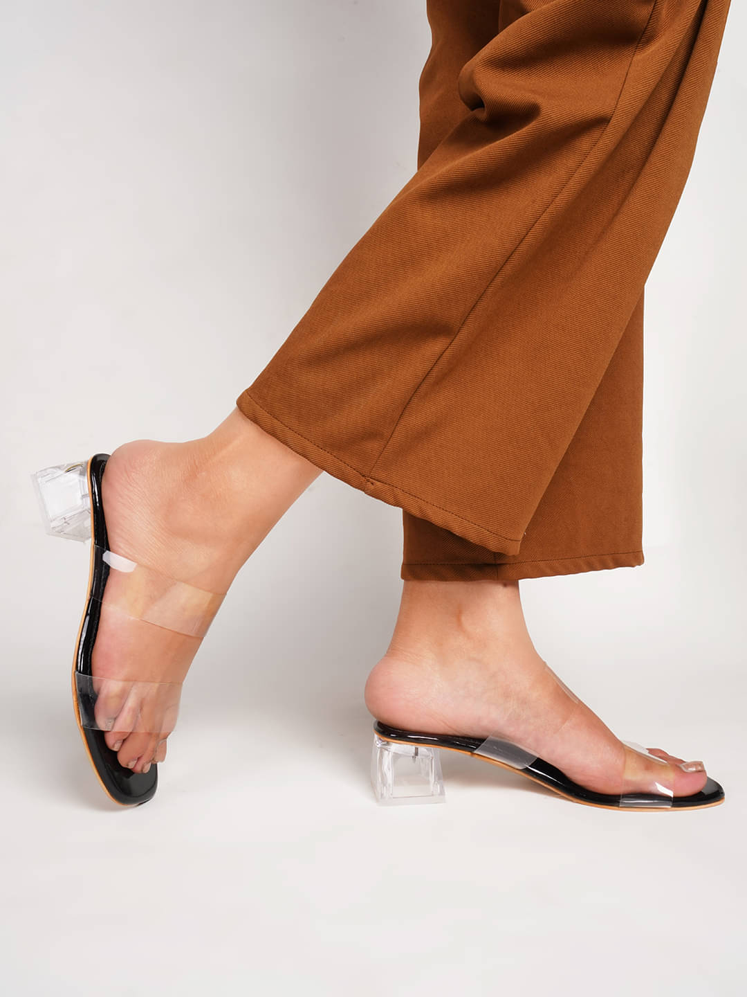    			JM Looks Black Women's Sandal Heels