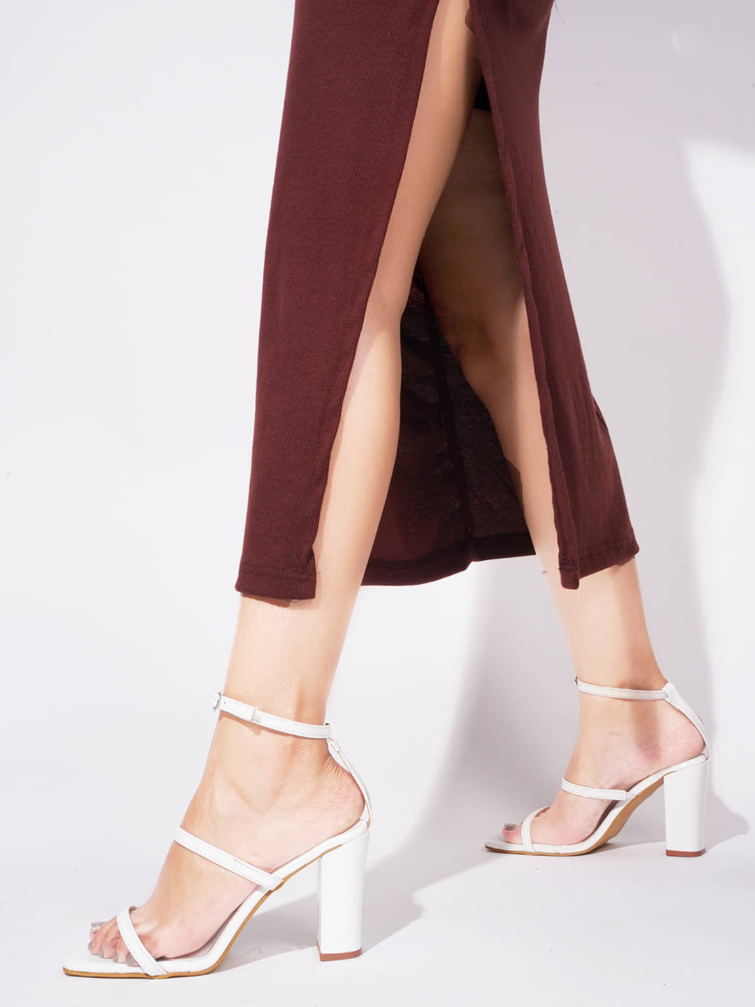 JM Looks White Women's Sandal Heels - Heels | Buy online on ZillyBuy