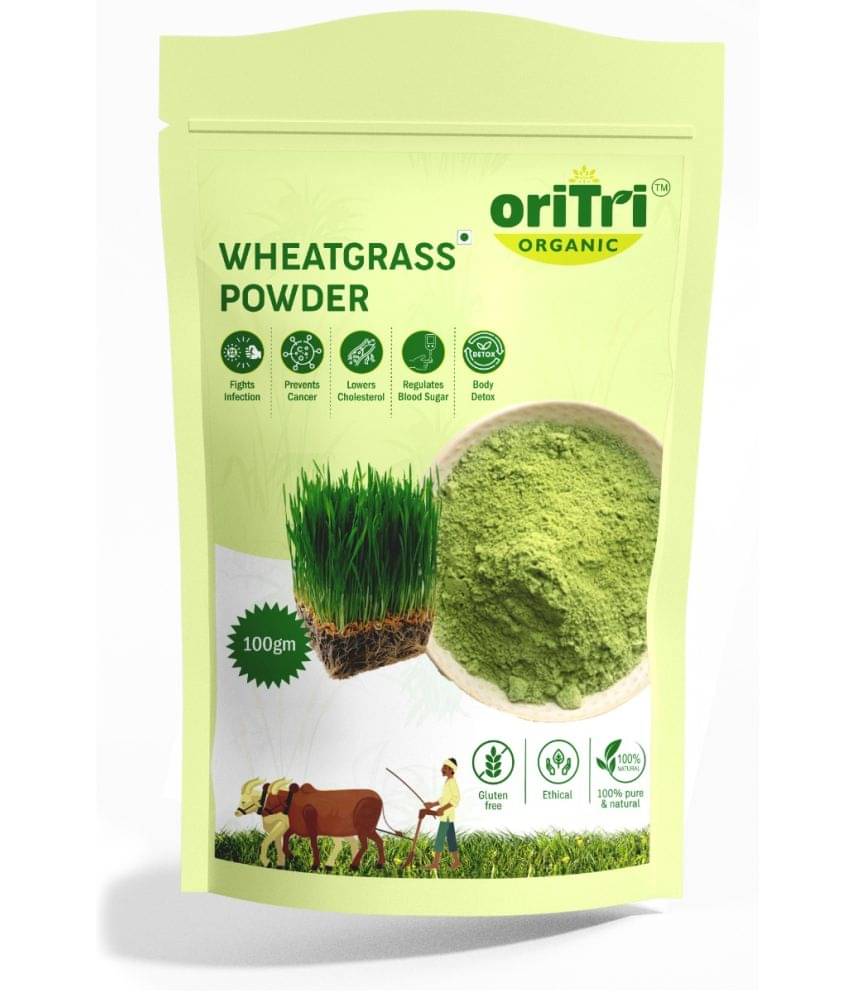 Oritri Organic 100% Natural Wheatgrass powder 100 gm     			Oritri Organic 100% Natural Wheatgrass powder 100 gm