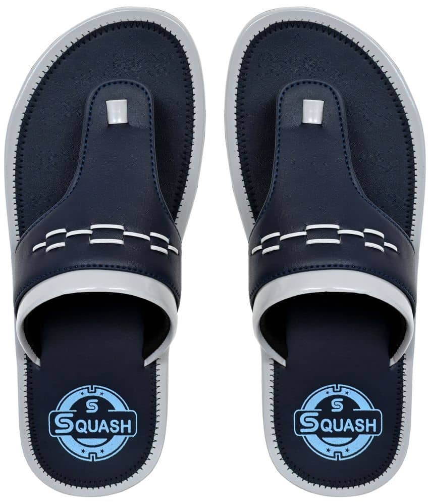 Squash Navy Blue Men's Thong Flip Flop