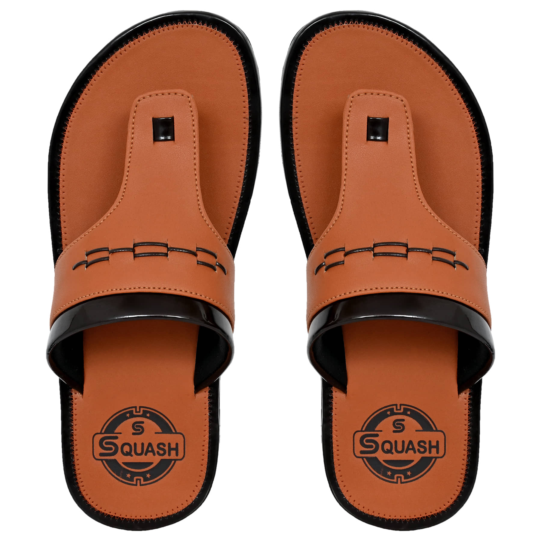 Squash Tan Men's Thong Flip Flop