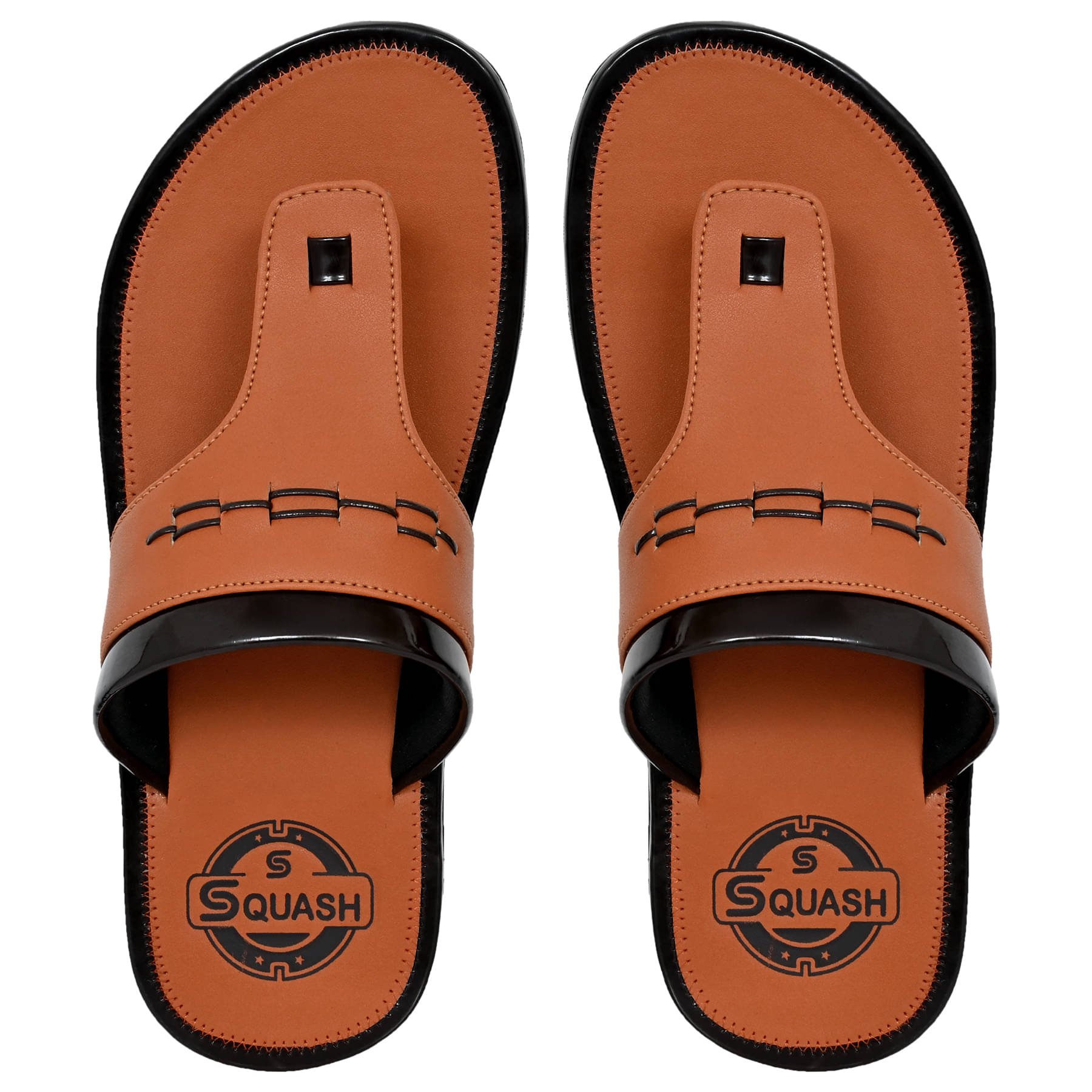    			Squash Tan Men's Thong Flip Flop