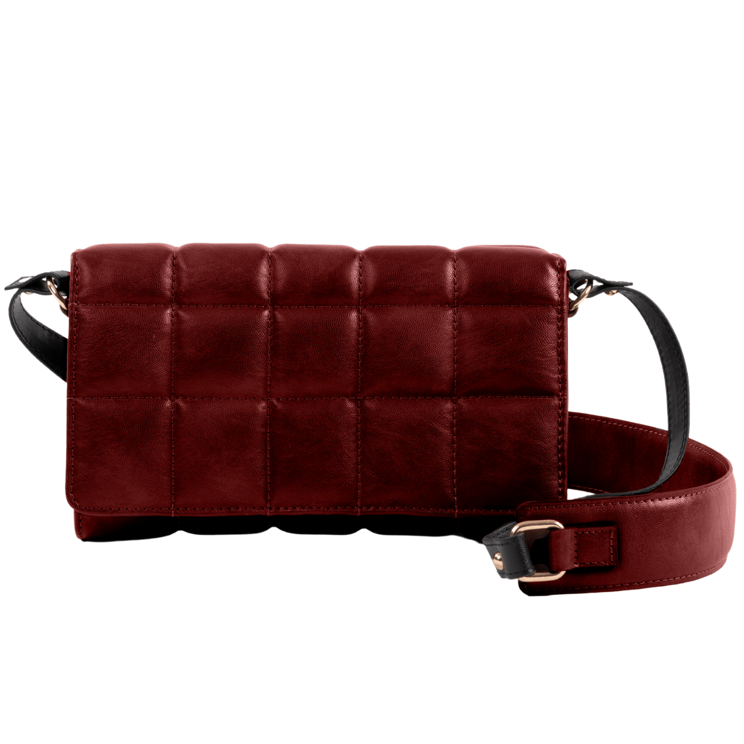     			The Gusto Maroon PU Sling Bag
