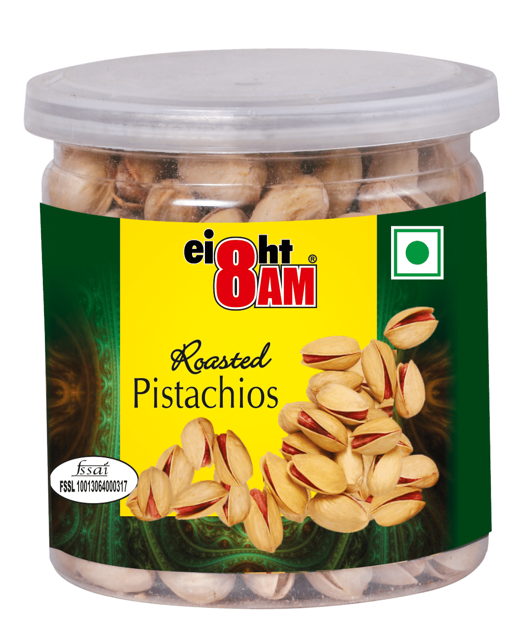     			8 AM Roasted & Salted Pistachios 200 g