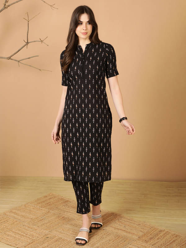 Antaran Cotton Printed Kurti With Pants Women's Stitched Salwar Suit - White ( Pack of 1 ) Antaran Cotton Printed Kurti With Pants Women's Stitched Salwar Suit - White ( Pack of 1 )