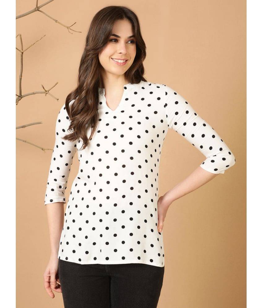 Antaran Women's Cotton Regular Top ( White ) Antaran Women's Cotton Regular Top ( White )