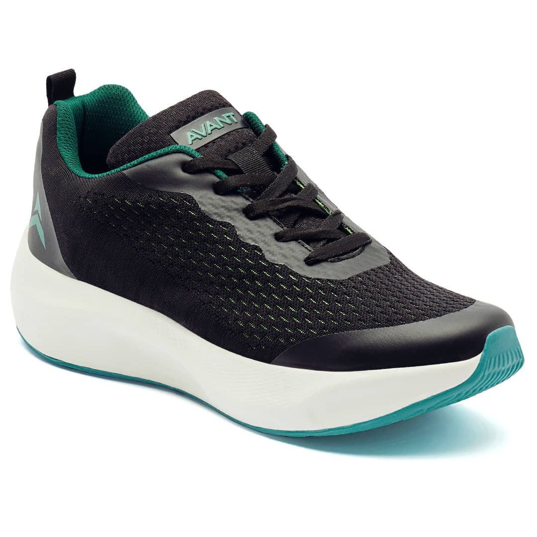 Avant Stark Black Men's Sports Running Shoes - Sports Shoes | Buy online on ZillyBuy