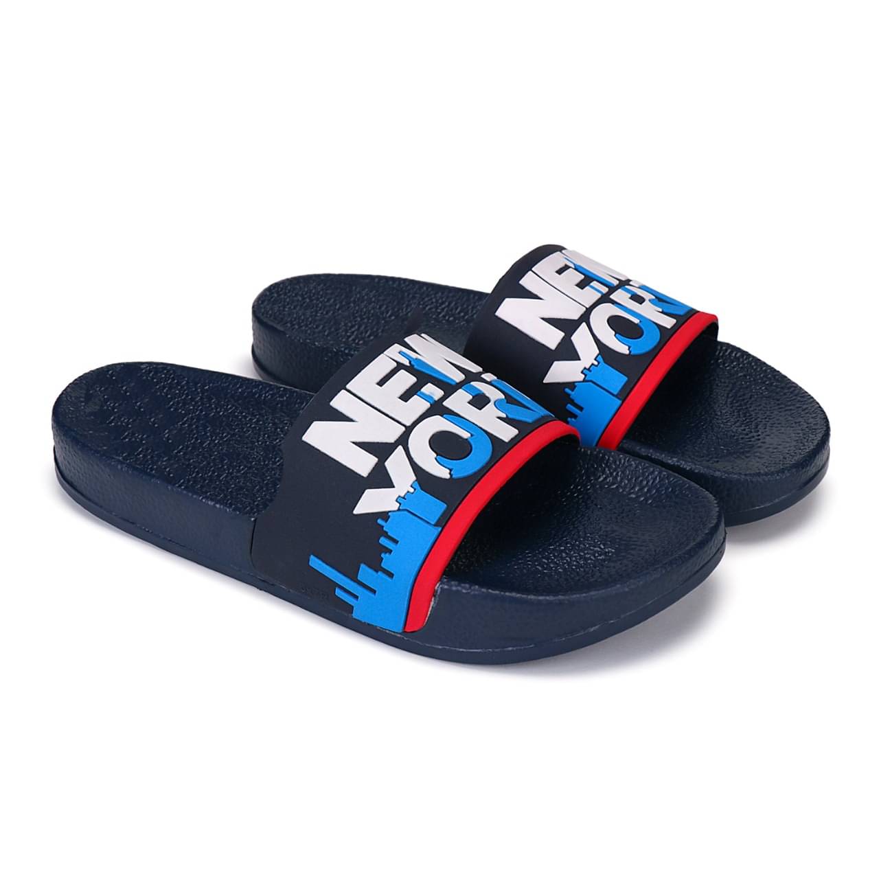     			Bersache Blue Men's Slide Flip Flop