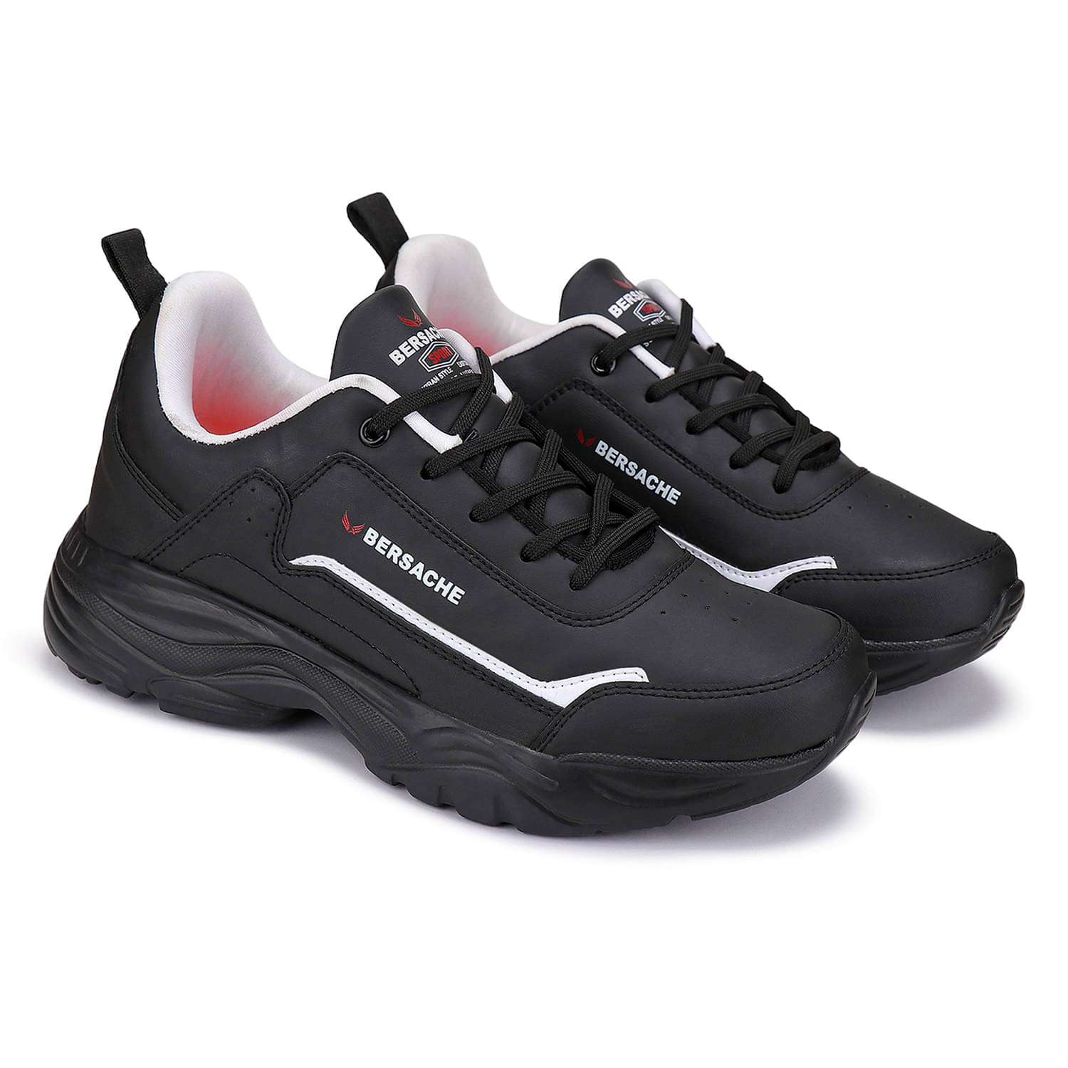     			Bersache Casual Shoes Black Men's Outdoor