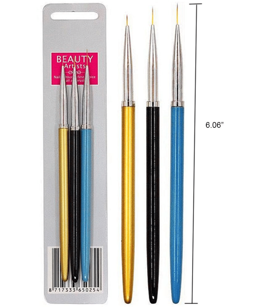 Cameleon 3Pcs Set Brush Pens.Metal Handle Nails 5 g