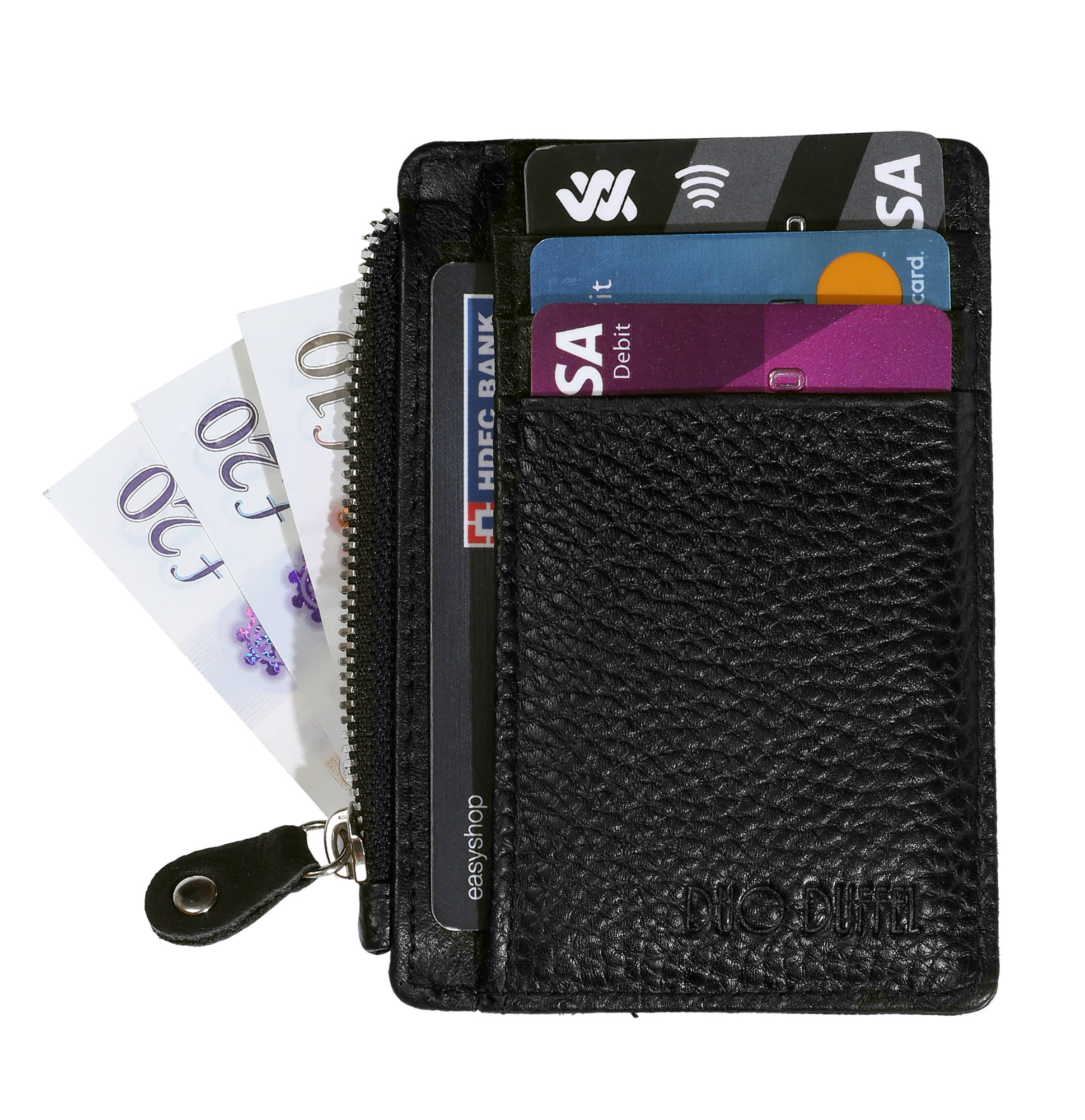 DUO DUFFEL PU Leather Card Holder ( Pack 1 )     			DUO DUFFEL PU Leather Card Holder ( Pack 1 )