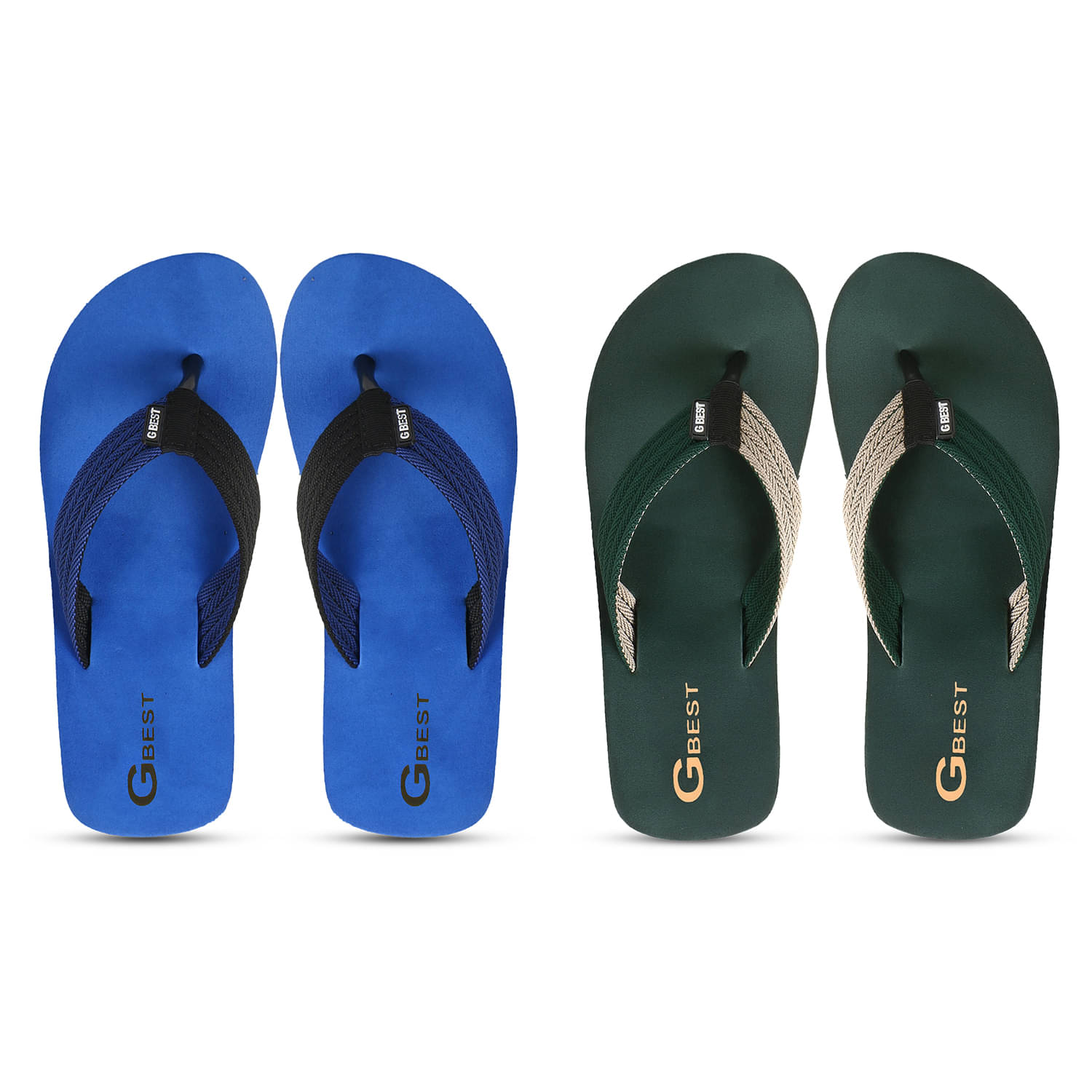     			GBest Multicolor Men's Combo Slipper