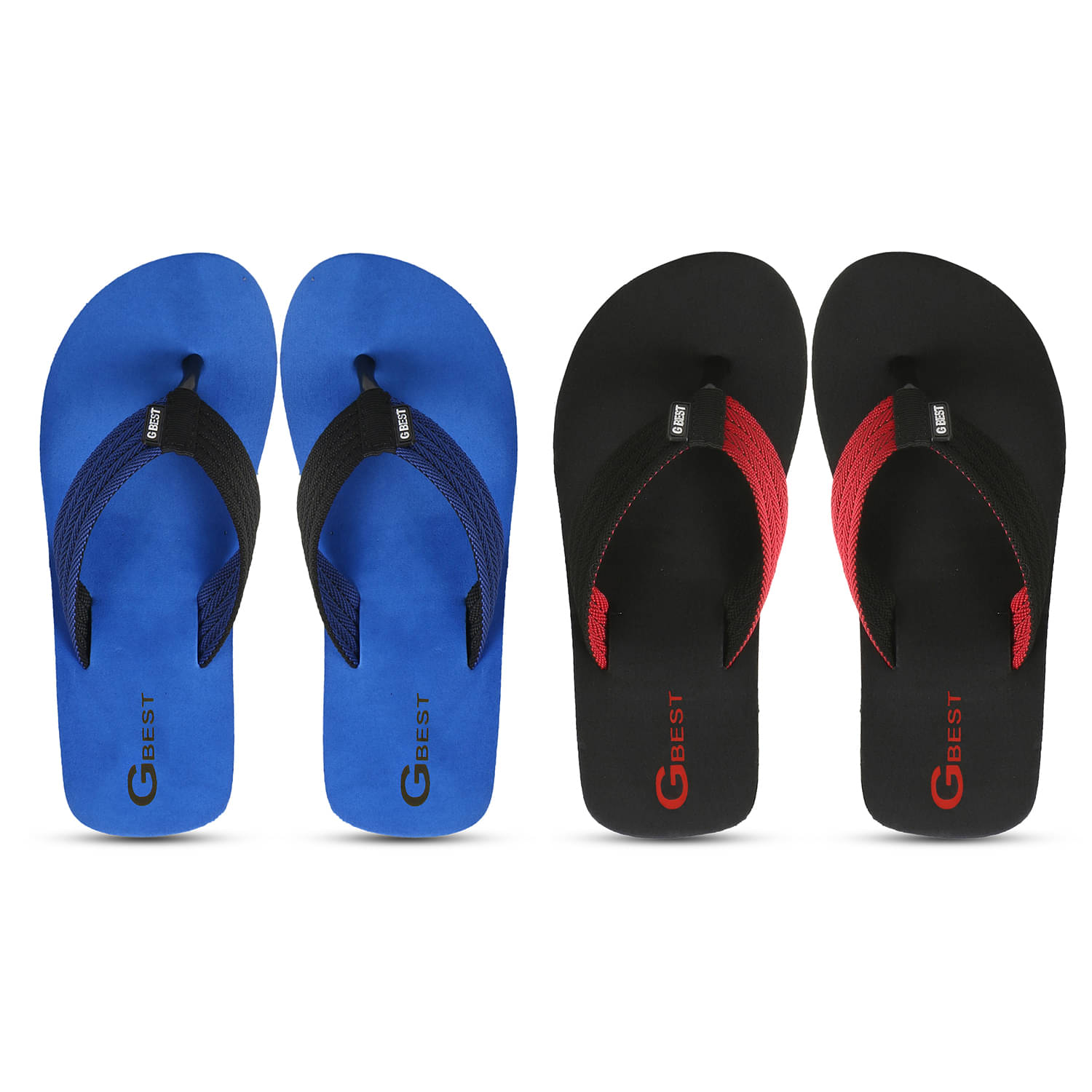     			GBest Multicolor Men's Thong Flip Flop