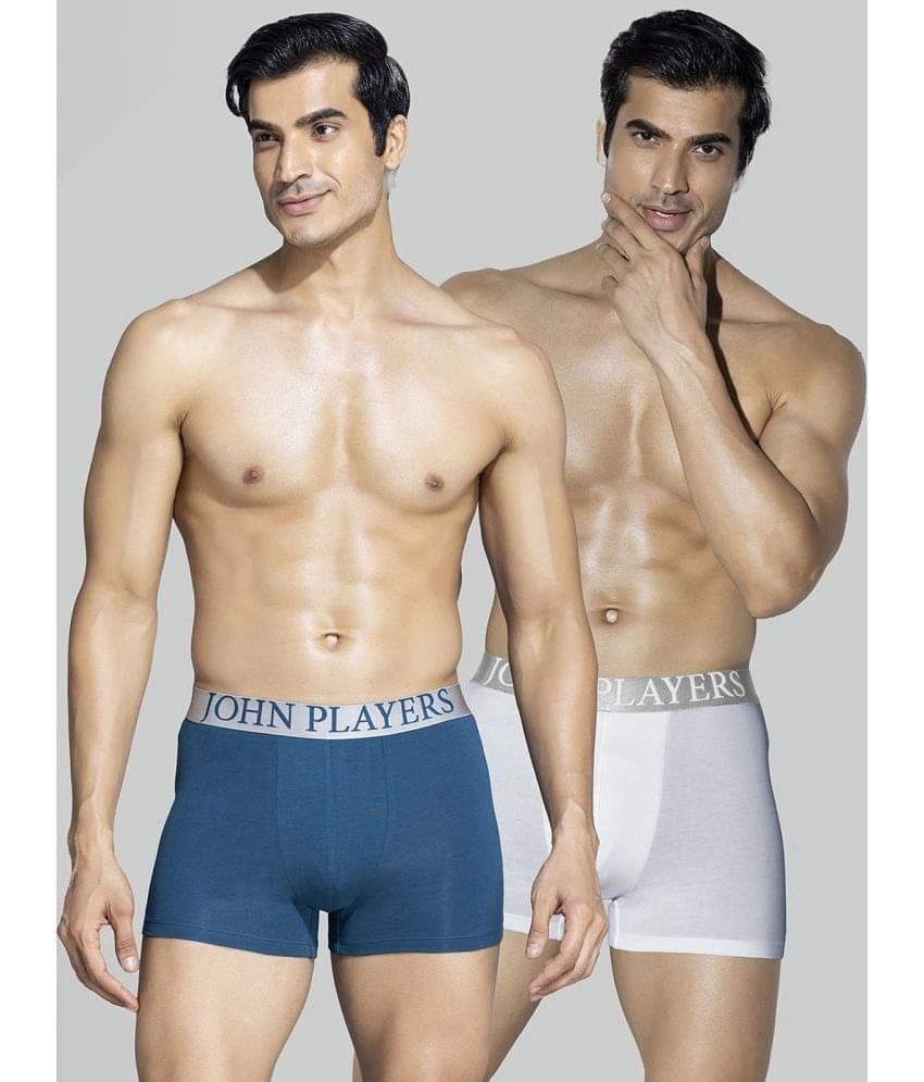 John Players Multicolor Cotton Blend Men's Trunks ( Pack of 2 ) John Players Multicolor Cotton Blend Men's Trunks ( Pack of 2 )
