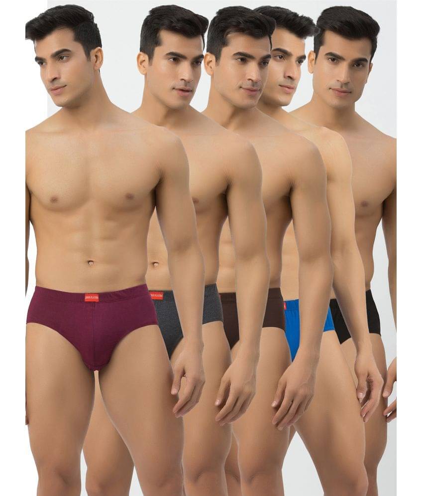    			John Players Multicolor Cotton Men's Briefs ( Pack of 5 )