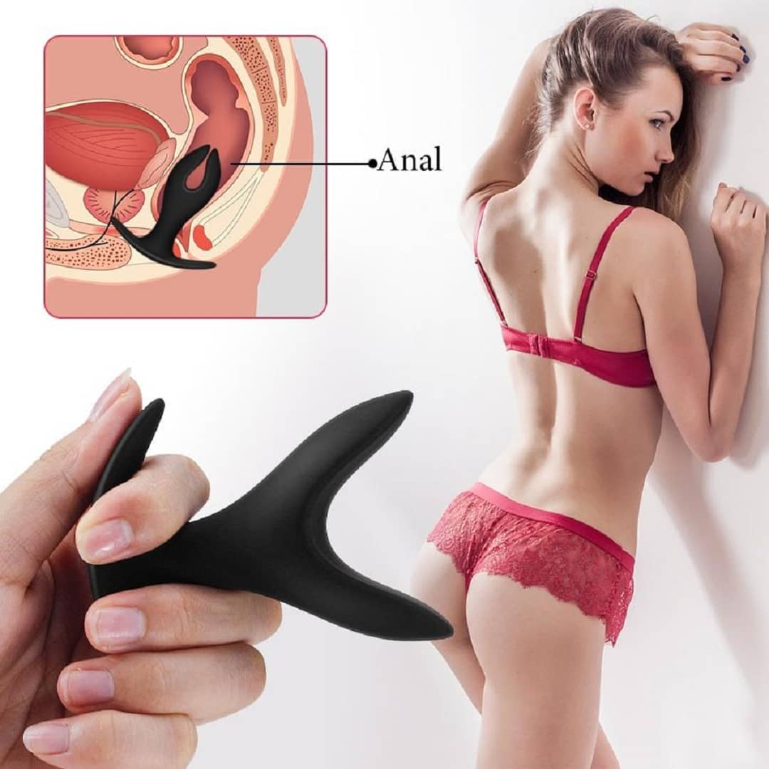Kamahouse Premium Quality Vibrating Anal Opening Butt Plug Silicone Massager Stimulate Orgasm