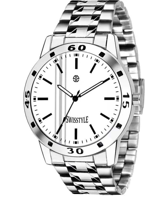 Swisstyle Silver Stainless Steel Analog Men's Watch
