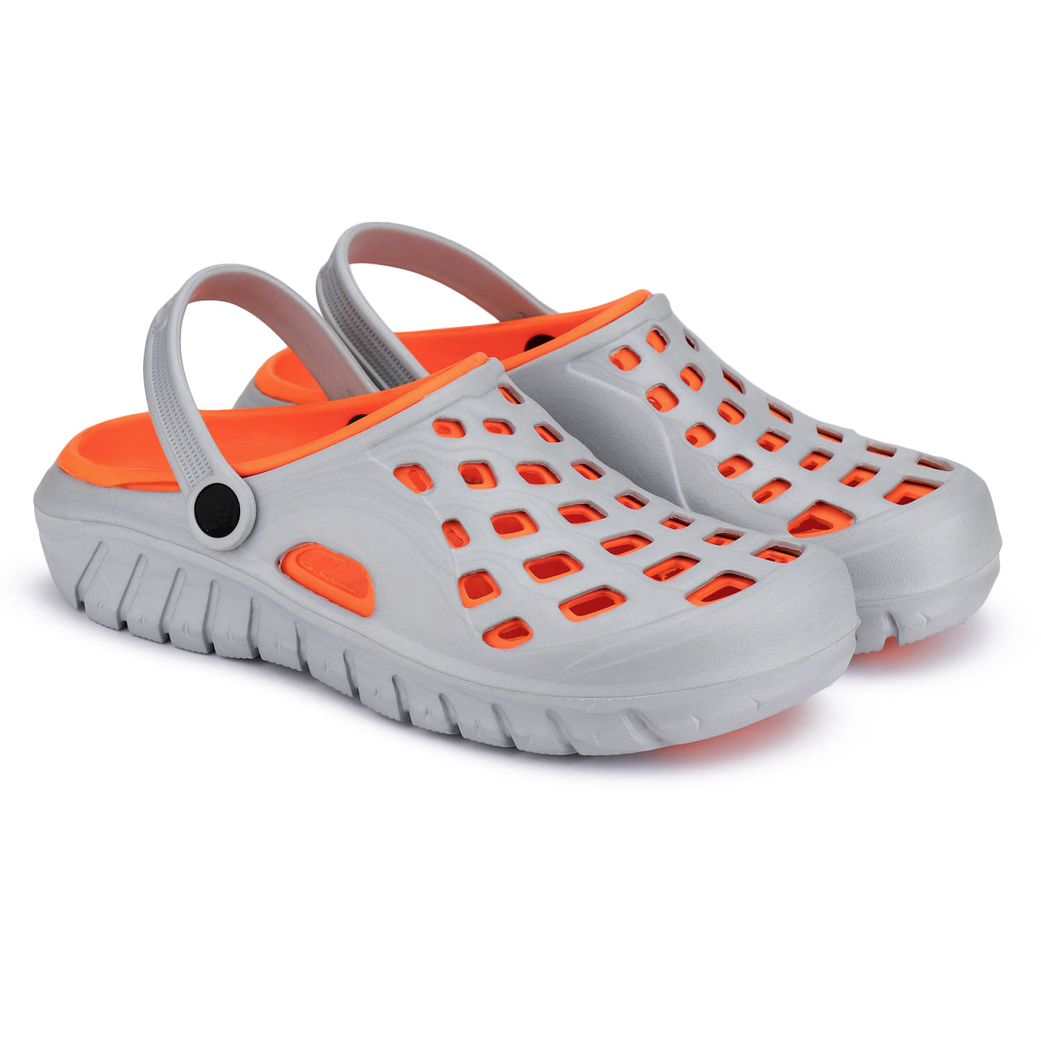     			Bersache - Grey Men's Clogs