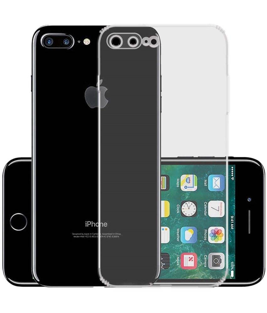     			Case Vault Covers Silicon Soft cases Compatible For Silicon Apple Iphone 8 Plus ( Pack of 1 )