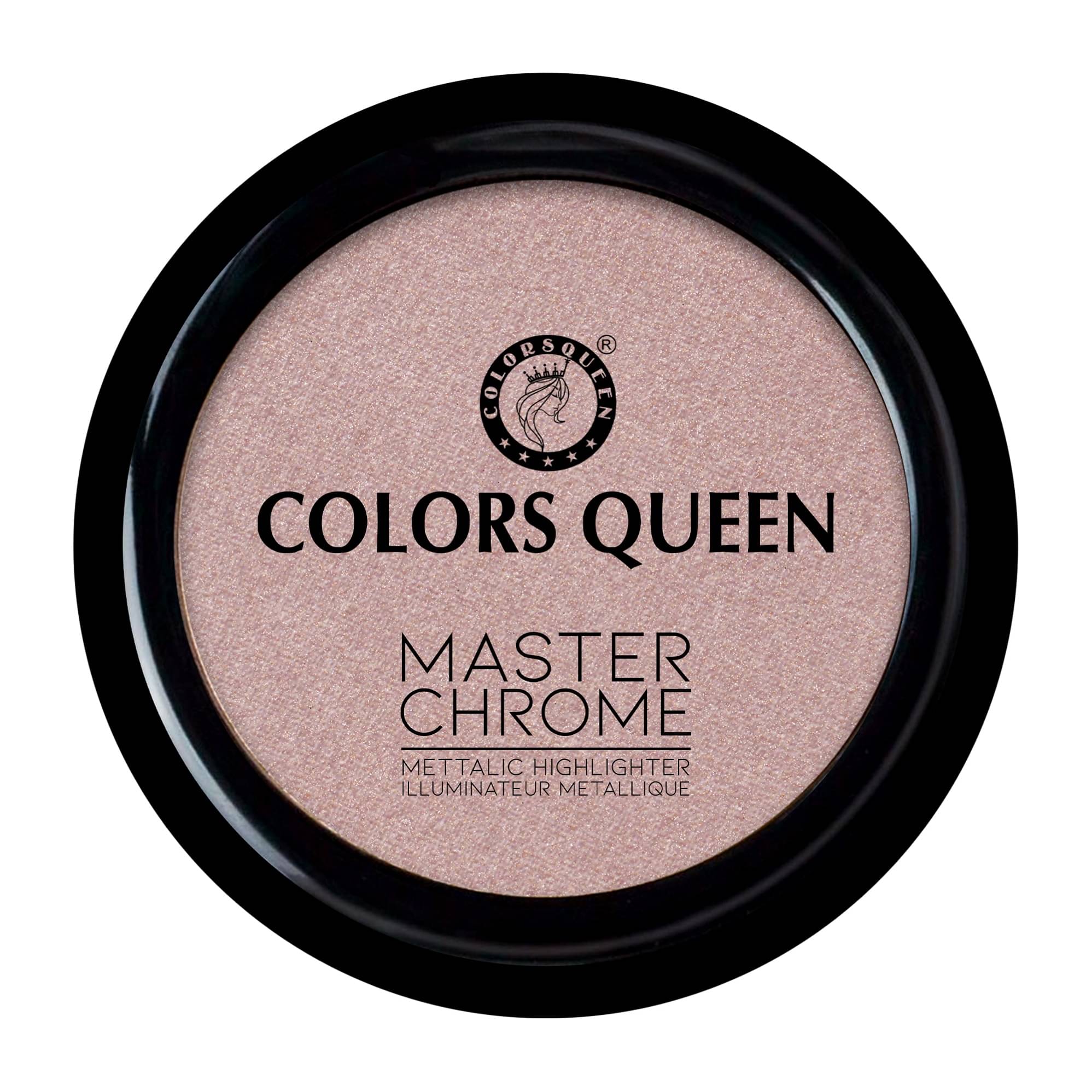 Colors Queen Master Chrome Mettalic Illuminating Highlighter 7.5g, Worldwide Hit (Shade - 04)     			Colors Queen Master Chrome Mettalic Illuminating Highlighter 7.5g, Worldwide Hit (Shade - 04)
